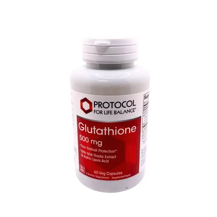 Protocol Glutathione-ft Glutathione 500mg - 60 veg capsules - Image 1